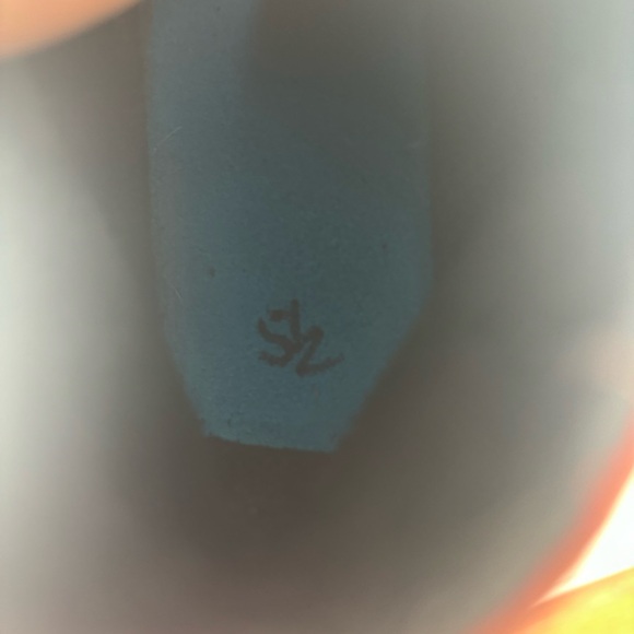 Soletech Music Note Hand Painted Leather Shoes Art To Wear Creative Size 5.5 - Picture 6 of 7